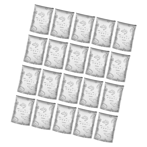 Miiottaa Reclosable Aluminum Foil Food Bags Resealable Vacuum Zippered Pouches for Food