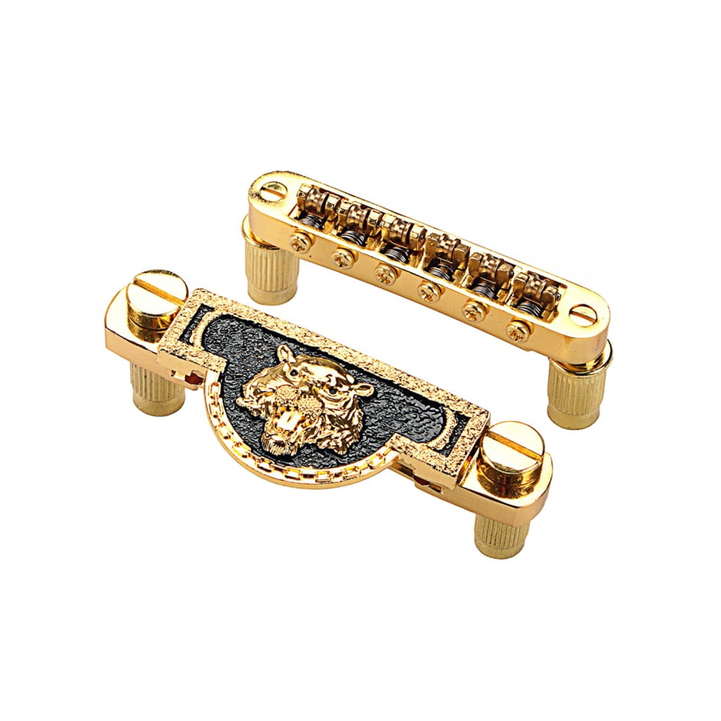 Miiottaa Roller Saddles Guitar Bridge Tailpiece Electric Guitar Bridge Easy to Install