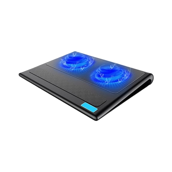 Miiottaa Silents Operation Laptop Cooling Pad for 12-16inch Notebook AntiSlip Base Height Adjustable Stand and Double USB Port Ensuring Stable Cooling