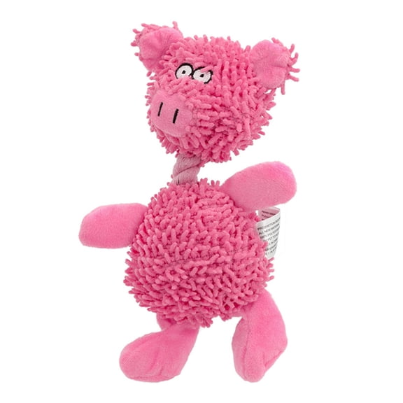 Miiottaa Soft Plush Mop Rope Chew Toy Dog Molar Cleaning Teeth Cotton Rope for Small Dogs To Encourage Play And Reduce Stress