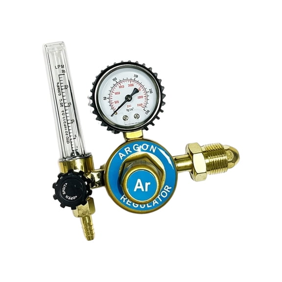 Miiottaa Sturdy Brass Gas Regulator With 0~25MPa Pressure Gauges For Welding Use
