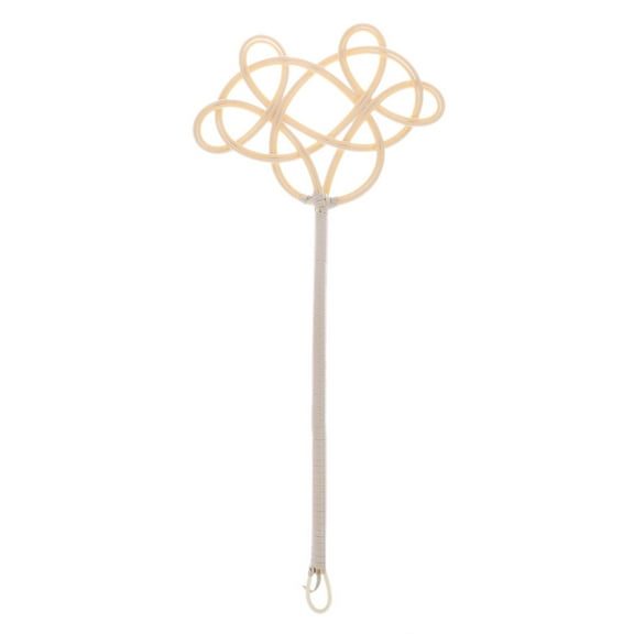 Miiottaa Traditional Racket Woven Imitation Rattan Clean Duster Carpet Rug Beater Durable