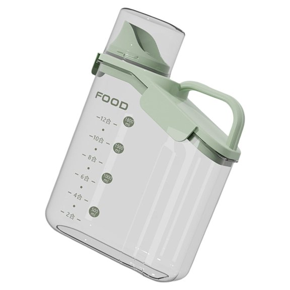Miiottaa Transparent Bulk Food Container Large Capacity Bin For Snacks Pet Food Storage