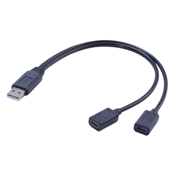 Miiottaa USB C Splitter Charge Cable USB to 2 Type C Splitter For Simultaneous Charging