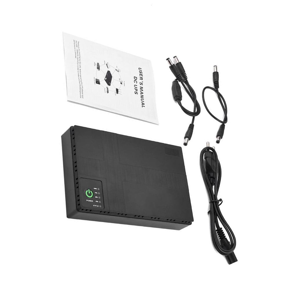 Miiottaa Uninterruptible Power Supply 10400mAh Battery Backup 5V 9V 12V POE Output Power