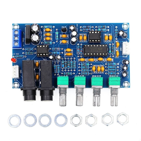 Miiottaa Universals PT2399 Karaoke Reverberation Amplifiers Board for Home Stage and Outdoor Use