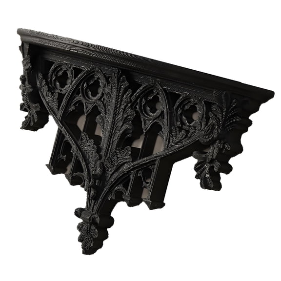 Miiottaa Victorian Decorative Floating Shelves Classical Hollow Carving Wall Mounted Hanging Shelf Stand For Plant Books Frame