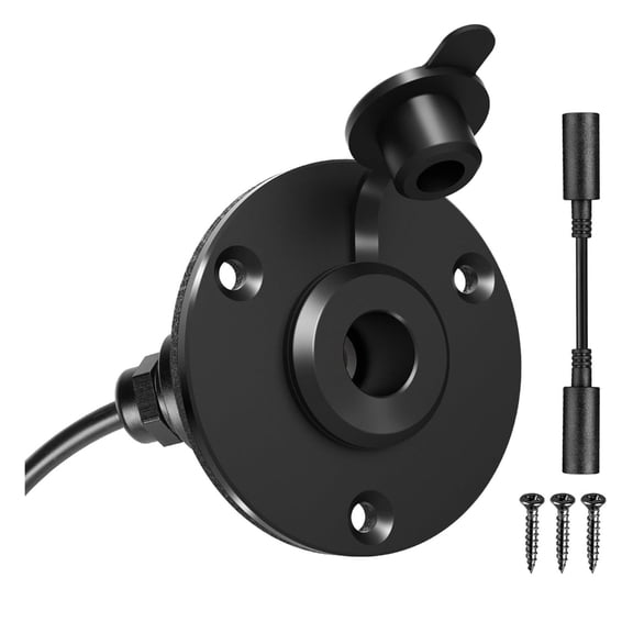 Miiottaa Wall Pass Through Kit 5.5 x 2.1 Female Power Socket Wall Socket Adapter