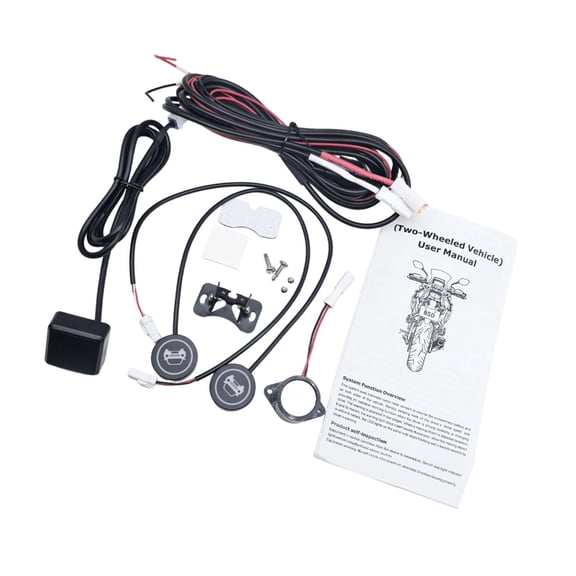 Miiottaa Weatherproof ABS Car Impact Warning Device Using Sensor Technology