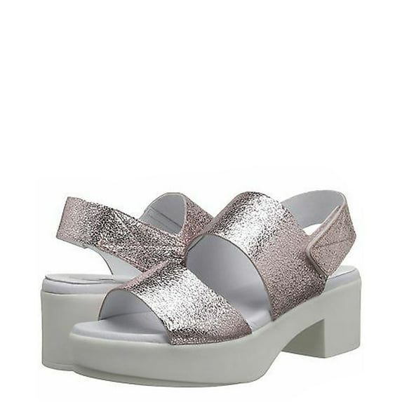 Miista Maddie Women/Adult shoe size 9W Wide Casual Maddie Cristal Silver