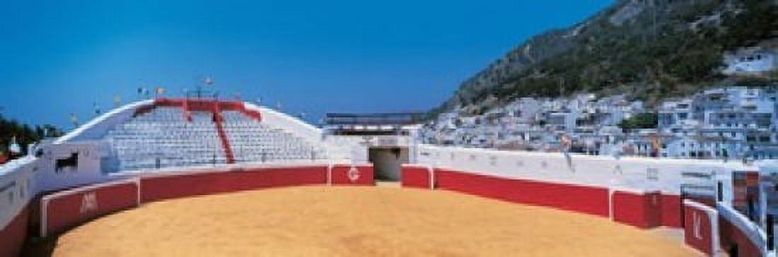 Mijas Spain Canvas Art - Panoramic Images (36 x 12)