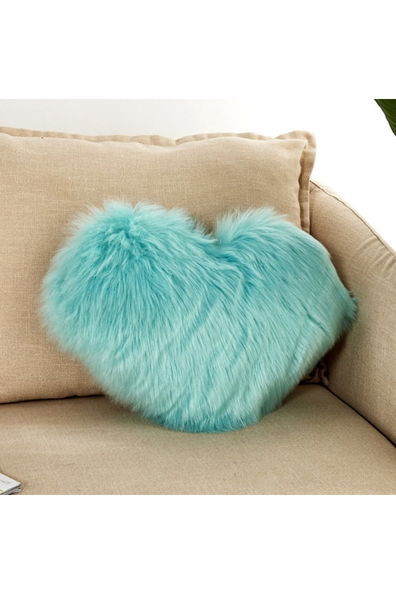40*50CM Plush Pillowcase Heart Shaped Cushion Cover Throw Pillow Cushion Plush Pillows Gift Home Sofa Decoration
