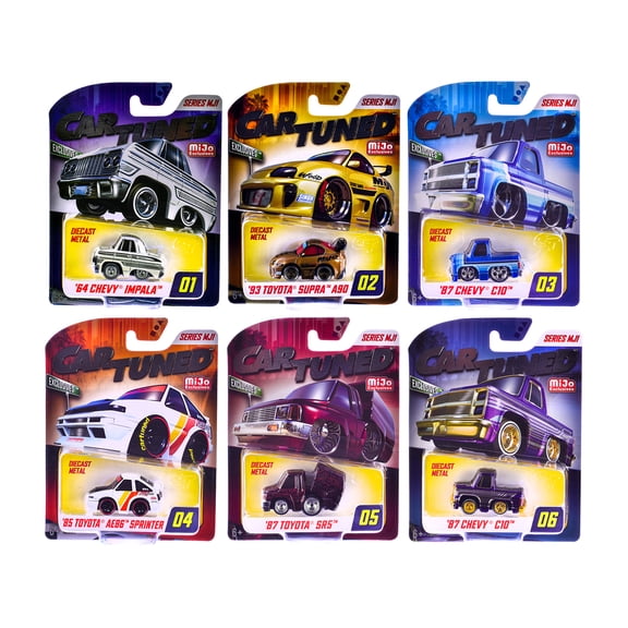 Mijo Exclusives Series MJ1 Set of 6 Pieces Diecast Model Cars by CarTuned