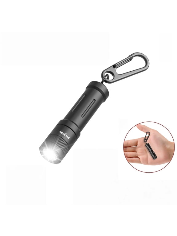 K2 Waterproof Key Chain Flashlight, Black 100 Lumens,AAA Source,Super mini Flashlight, Christmas Gift