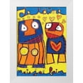 thumbnail image 1 of Mika 24x32 White Modern Wood Framed Museum Art Print Titled - Je taime, 1 of 4