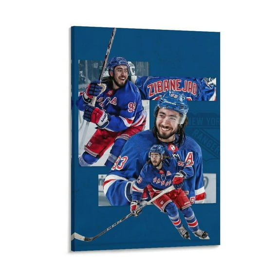Mika Zibanejad Poster (2) Wall Art Picture Painting Poster Canvas Print Posters Artworks Bedroom Living Room Decor 12x18inch(30x45cm)
