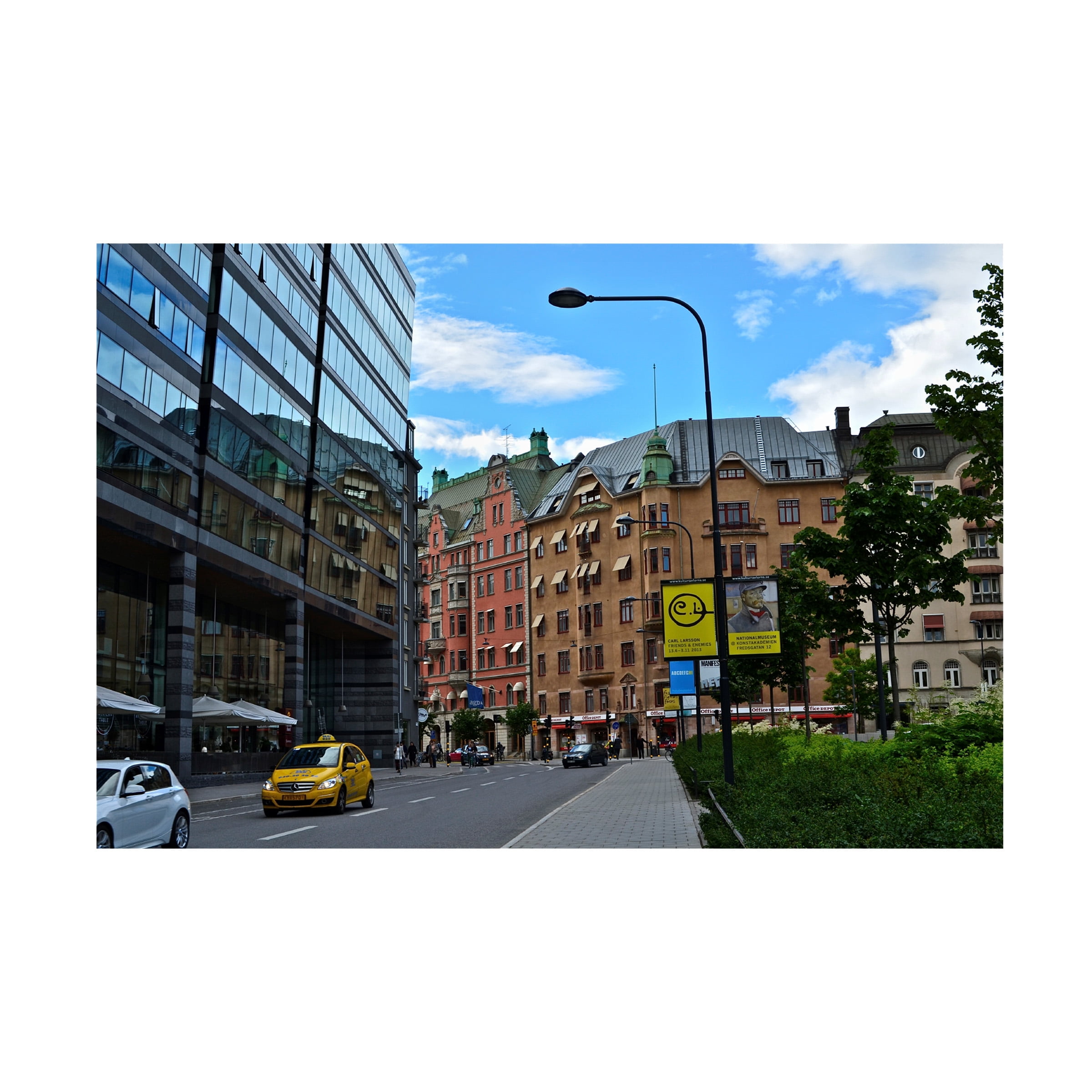 Mikael Sandberg 'Summer in Stockholm' Canvas Art