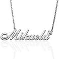 thumbnail image 1 of Mikaela Custom Name Necklace Customized Personalized Plated Name Necklace for Mother Daughter Friendship Women Valentine's Day Christmas Birthday New Year Silver, 1 of 7