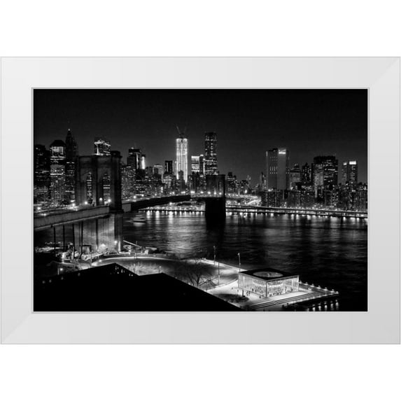Mikaels, Natalie 24x17 White Modern Wood Framed Museum Art Print Titled - The Carousel