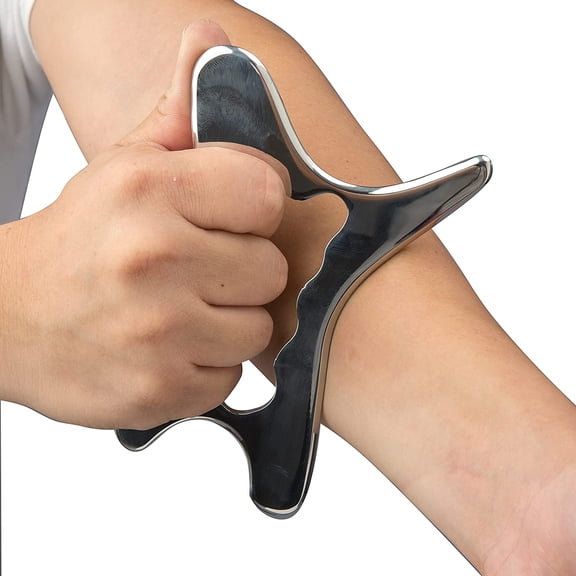 *Mikako Stainless Steel Scraping Gua Sha Tools Massage Tool, Muscle Scraper Tool, IASTM Massage Tools for Relaxing Soft Tissue, Reduce Head, Neck, Back Pain*