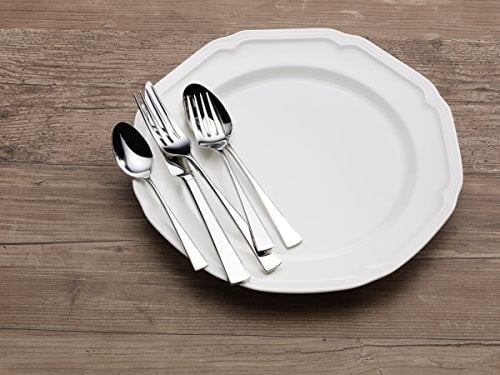 Mikasa 5100238 Lucia 20-Piece 18/10 Stainless Steel Flatware Set