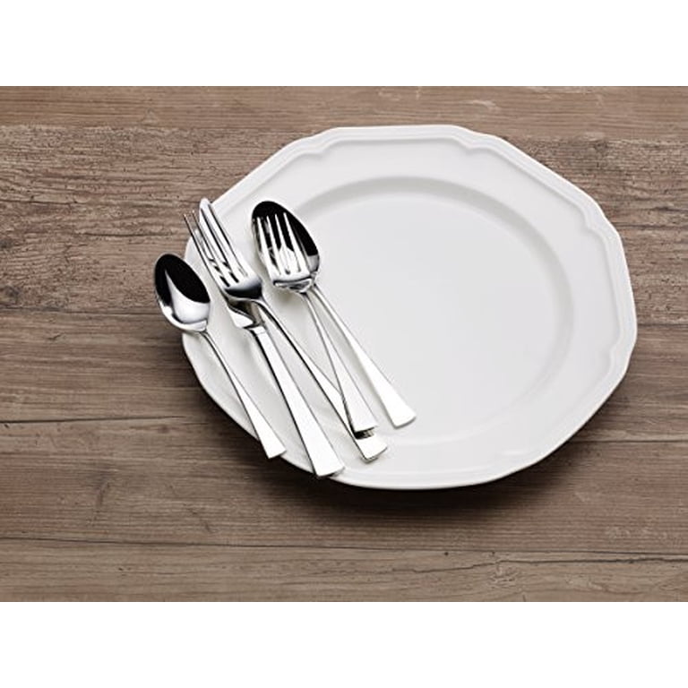 Mikasa 5100238 Lucia 20-Piece 18/10 Stainless Steel Flatware Set