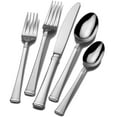 thumbnail image 1 of Mikasa, Alyse Flatware Service for 12, 65 Piece Set, 18/10 Stainless Steel, Silverware Set with Serving Utensils (New), 1 of 5
