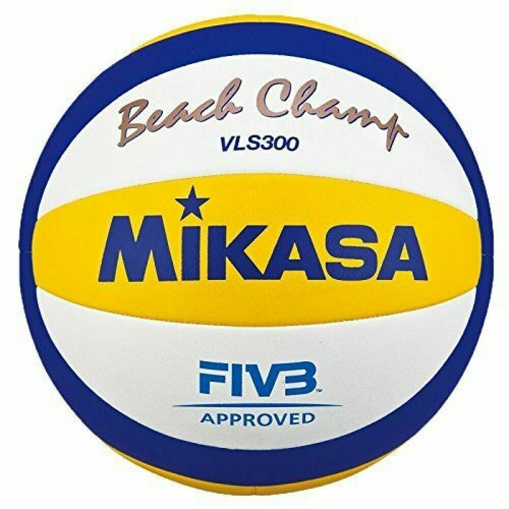 Mikasa Beach Volleyball Beach Champ VLS300, Blue/Yellow