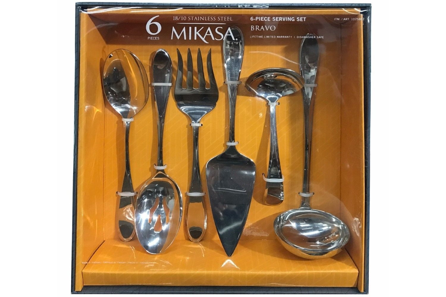 Mikasa Bravo 6 Piece Serving Set in Stainless Steel