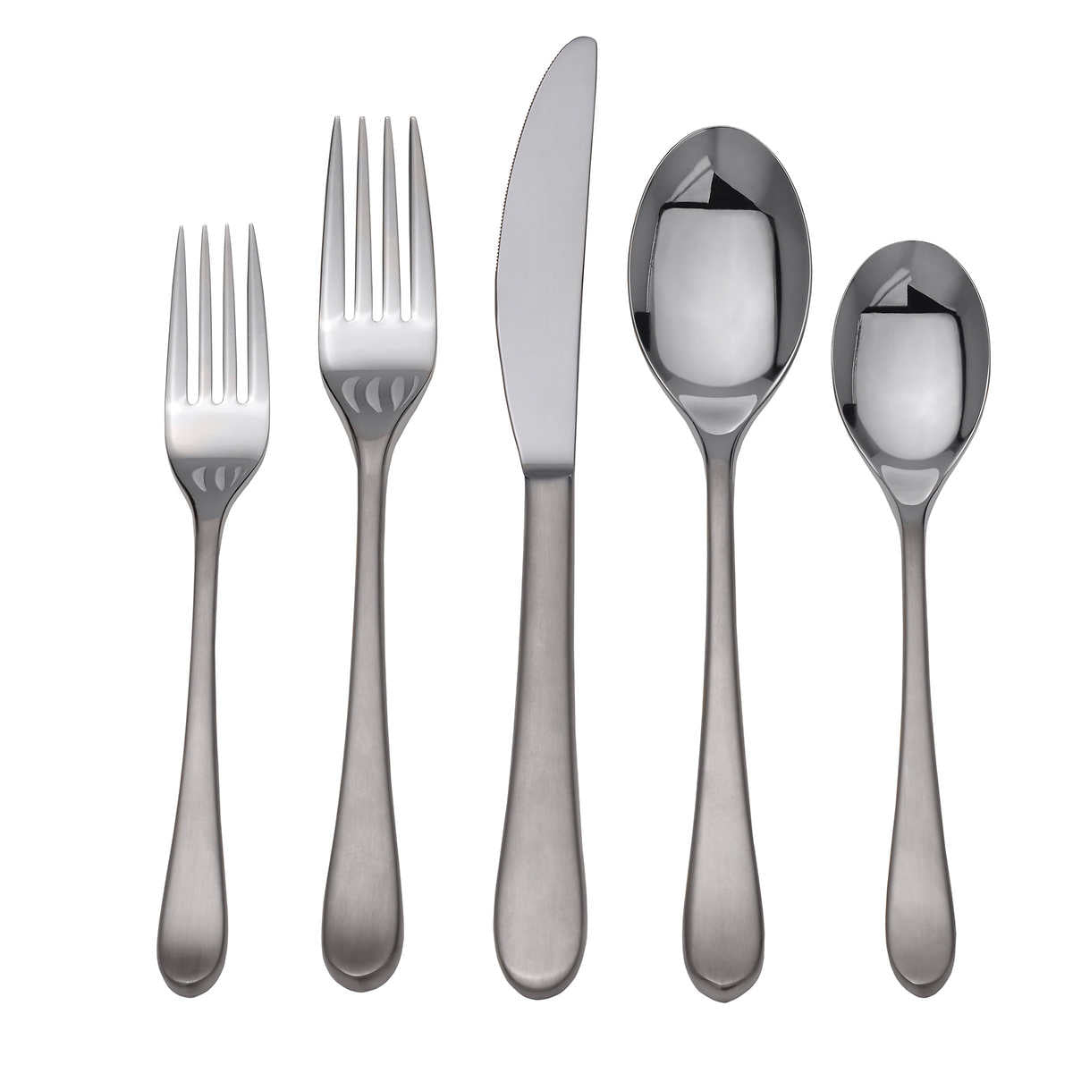 Mikasa Brynley Satin 20-piece Stainless Steel Forged Flatware Set ...