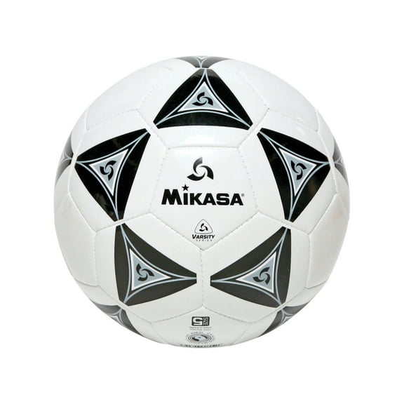Mikasa Deluxe Soccer Ball, Size 5, Black and White