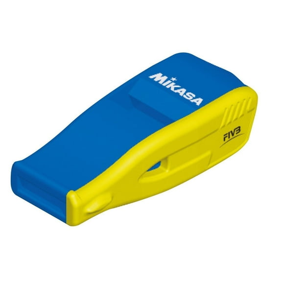 Mikasa FIVB Whistle & Lanyard, Navy/Yellow