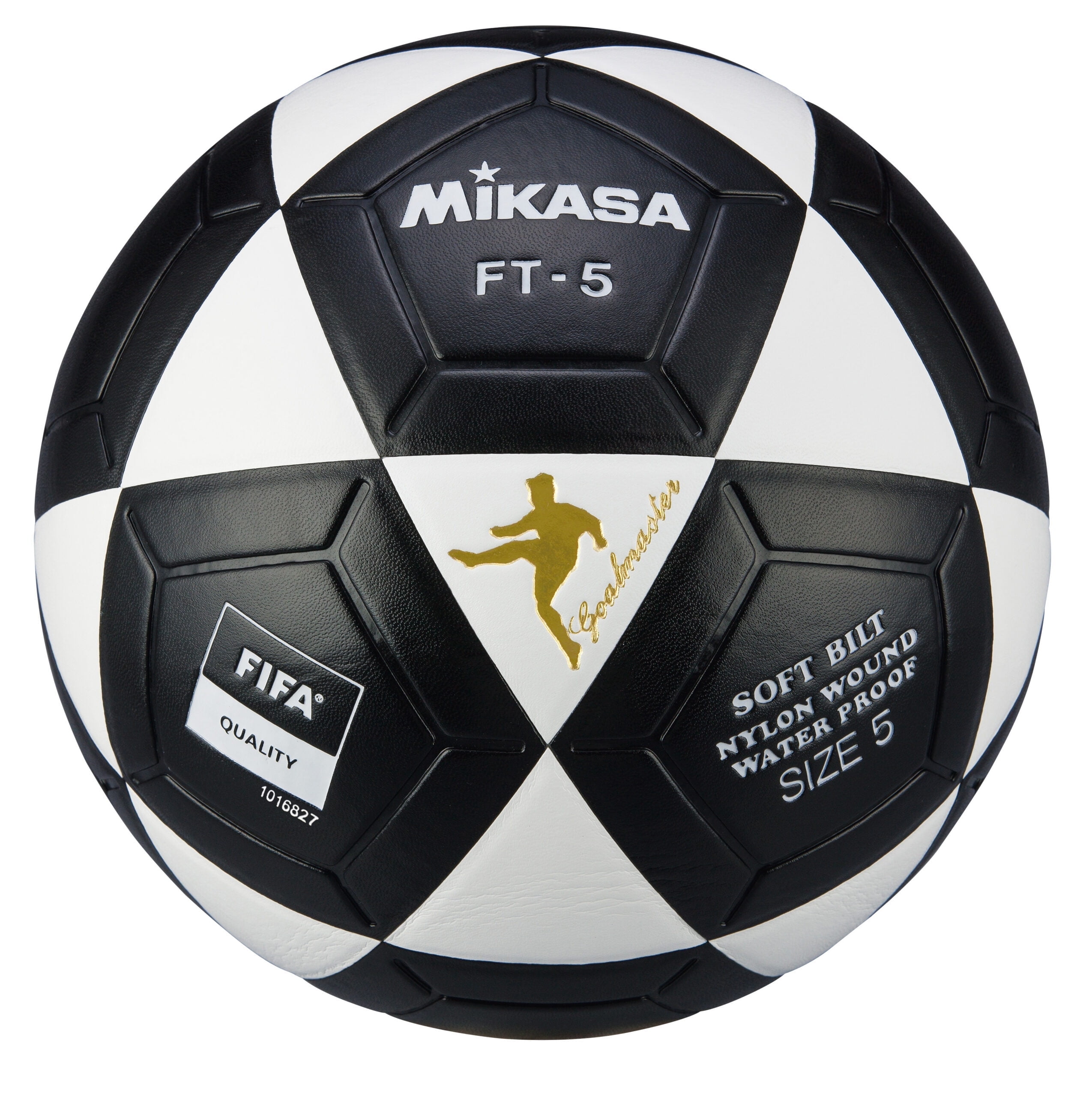Mikasa FT5 FQ Footvolley Soccer Ball Size 5, White-Black