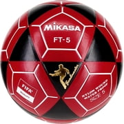 Mikasa FT5 Goal Master Soccer Ball Black/Red Size 5