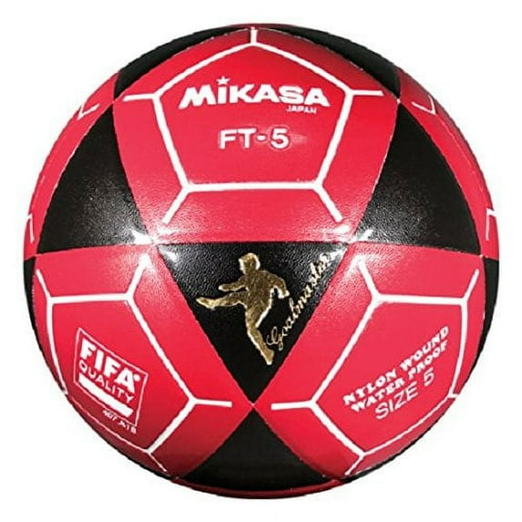 Mikasa FT5 Goal Master Soccer Ball Black/Red Size 5
