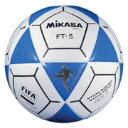 Mikasa FT5 Goal Master Soccer Ball, Size 5, Composite Leather, Blue/White, FIFA Approved