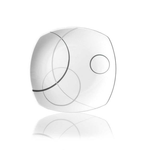 Mikasa Geometric Circles Salad Plate, 8.5-Inch