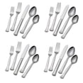 thumbnail image 1 of Mikasa Gourmet Basics Chadwick Bead Stainless Steel 20pc. Flatware Set, 1 of 4