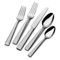 thumbnail image 1 of Mikasa, Kyler Flatware Service for 12, 65 Piece Set, 18/10 Stainless Steel, Silverware Set with Serving Utensils, 1 of 7