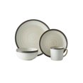 thumbnail image 1 of Mikasa Lara 16-Piece Dinnerware Set, Contemporary Stoneware Plates, Bowls & Mugs - Glossy Tableware for Everyday Dining, Family Meals & Holiday Gatherings - Dishwasher Safe, 1 of 8