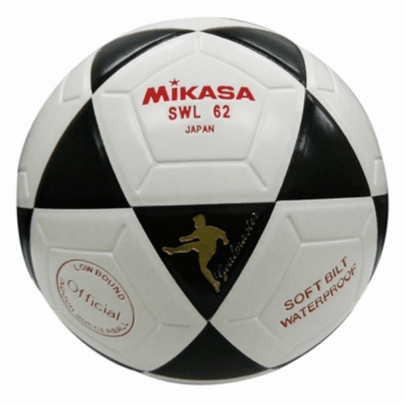 Mikasa SWL62 series Futsal Soccer Ball, Low Bounce 62cm, Black