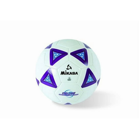 Mikasa No 4 Deluxe Cushioned Soccer Ball, Black/White