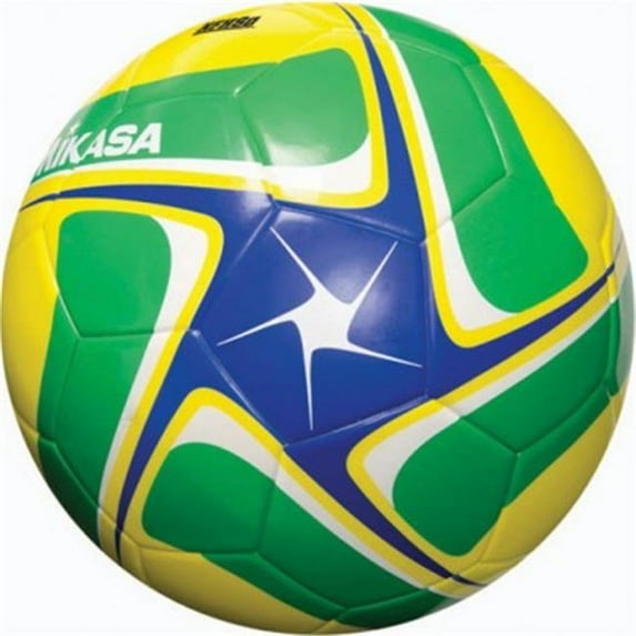 Mikasa Size 4 Soccer Ball (Yellow and Green)