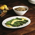 thumbnail image 1 of Mikasa Swirl Bone China Serving Set (2-piece 15.75 Platter, 8.75 Bowl), 1 of 5
