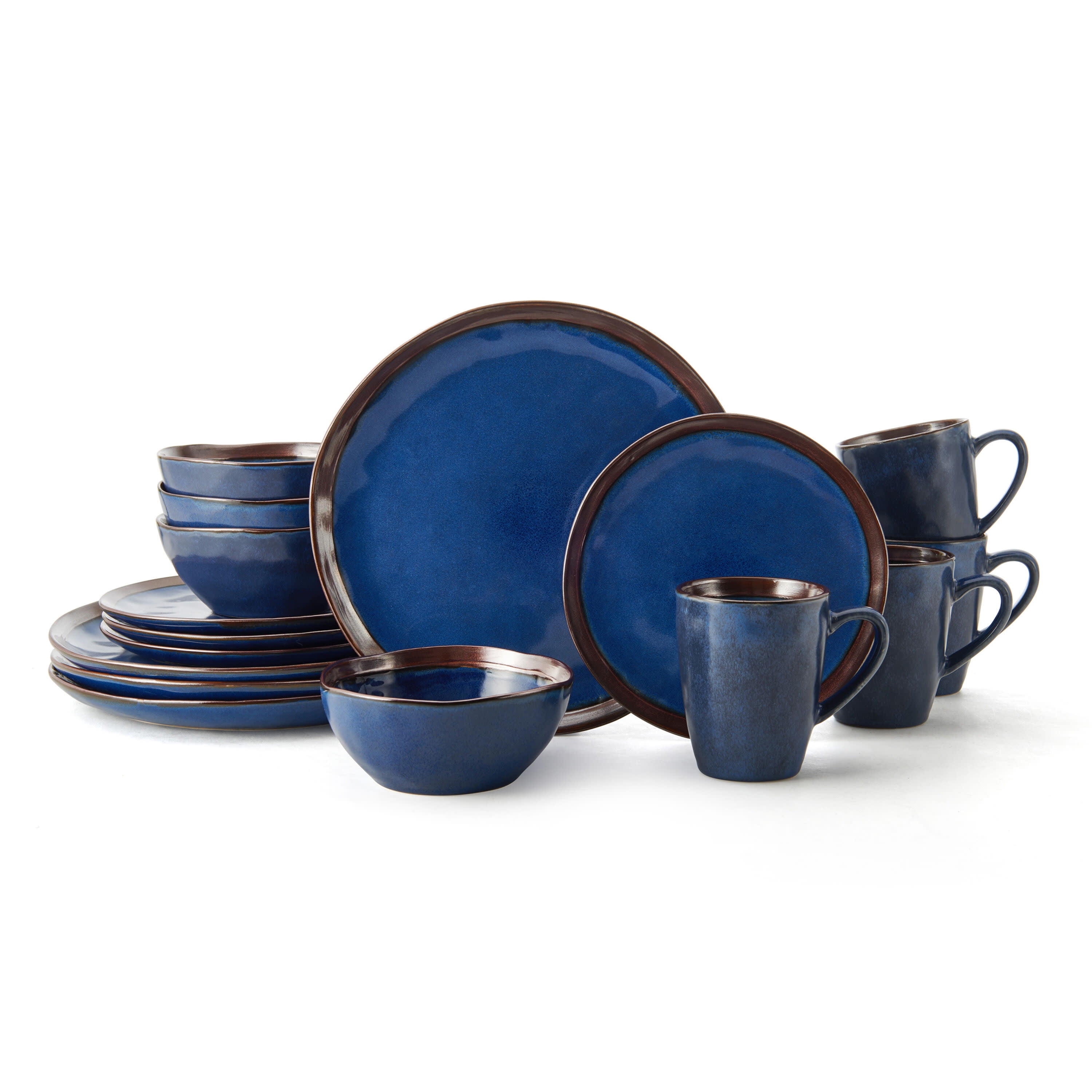 Mikasa Talia Blue 16-Piece Dinnerware Set