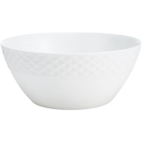 Mikasa Trellis White Fruit Bowl (Set of Four)