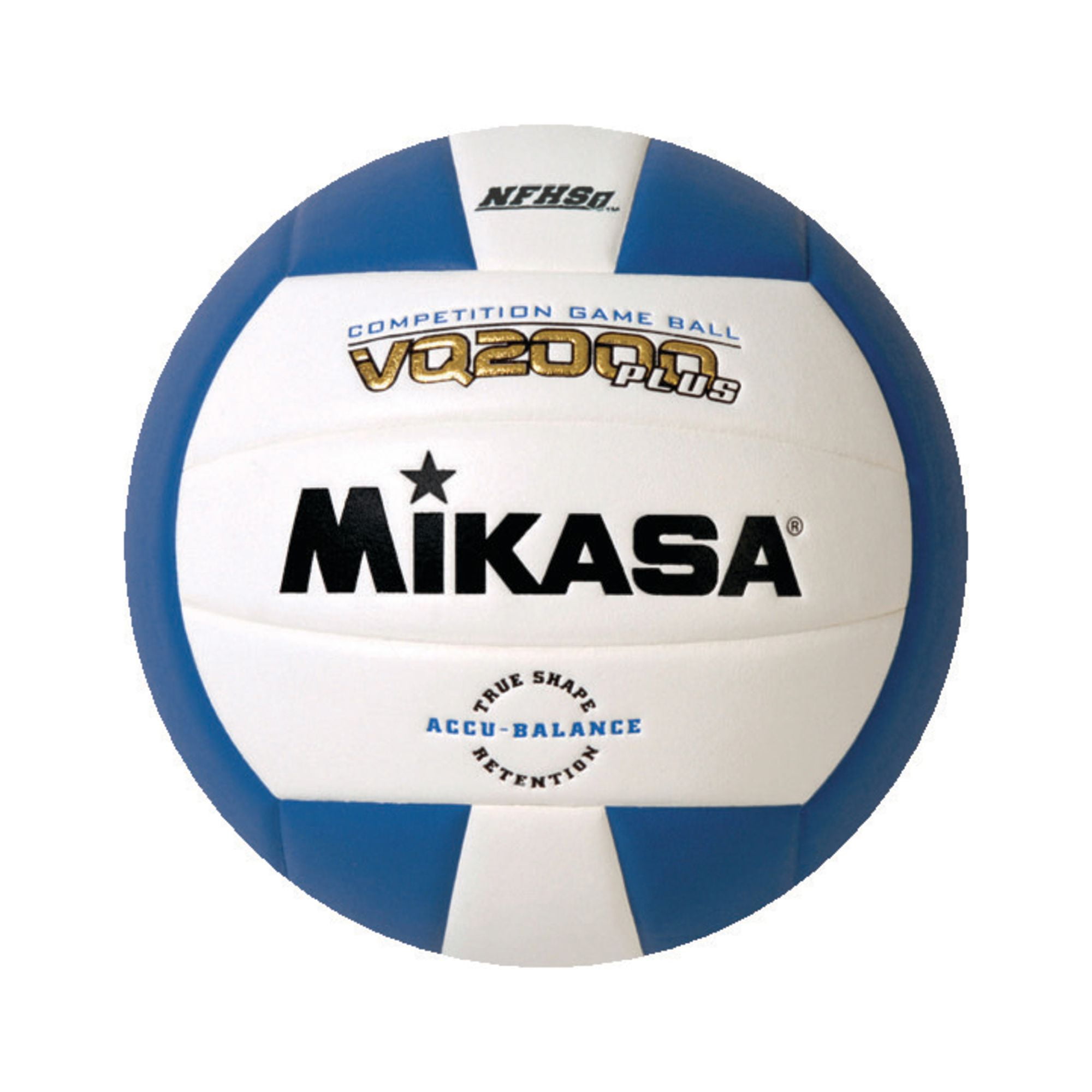 Mikasa VQ2000 Micro-Cell Indoor Volleyball, Royal/White - Walmart.com