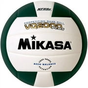 Mikasa VQ2000 Plus NFHS Competition Indoor Volleyball, Green/White