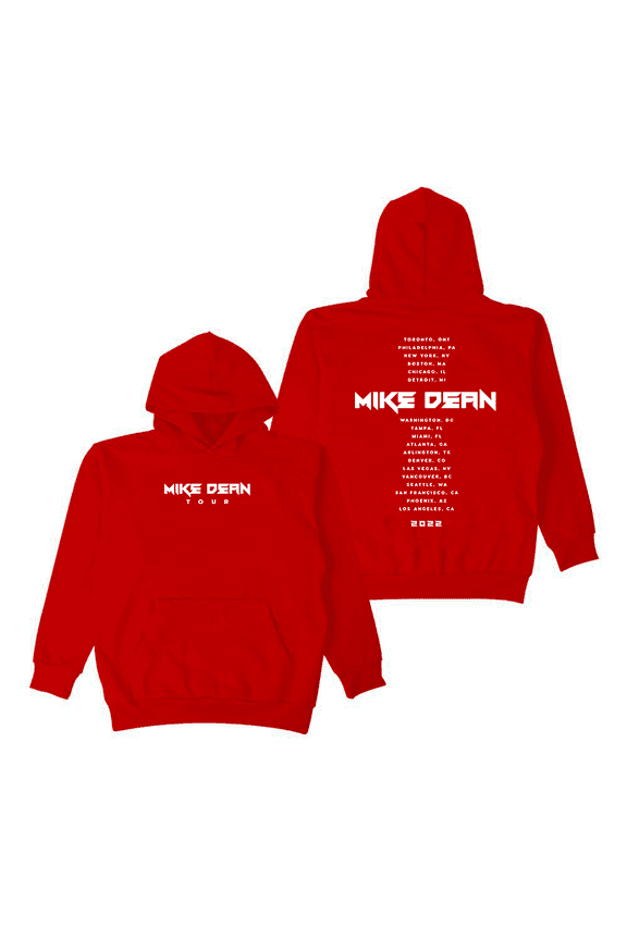 Mike Dean Tour Merch Hoodie Casual Sweatshirt For Men Women Long Sleeve Streetwear Pullover