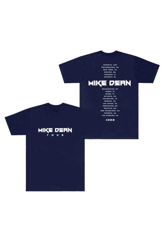 Mike Dean Tour Merch T-Shirt For Men Women T Shirts Short Sleeve Streetwear Top Tees